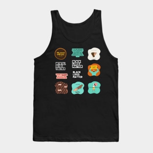 Black Lives Matter Sticker Pack - Sticker Set Tank Top